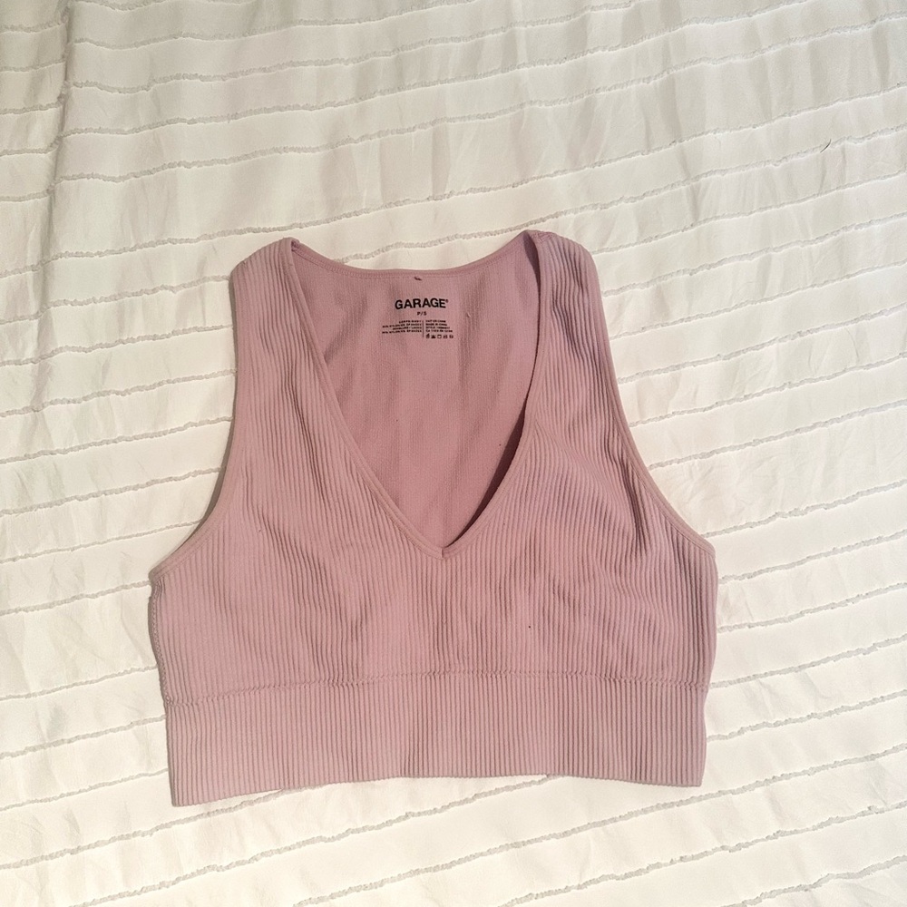 Garage Cropped Tank Top